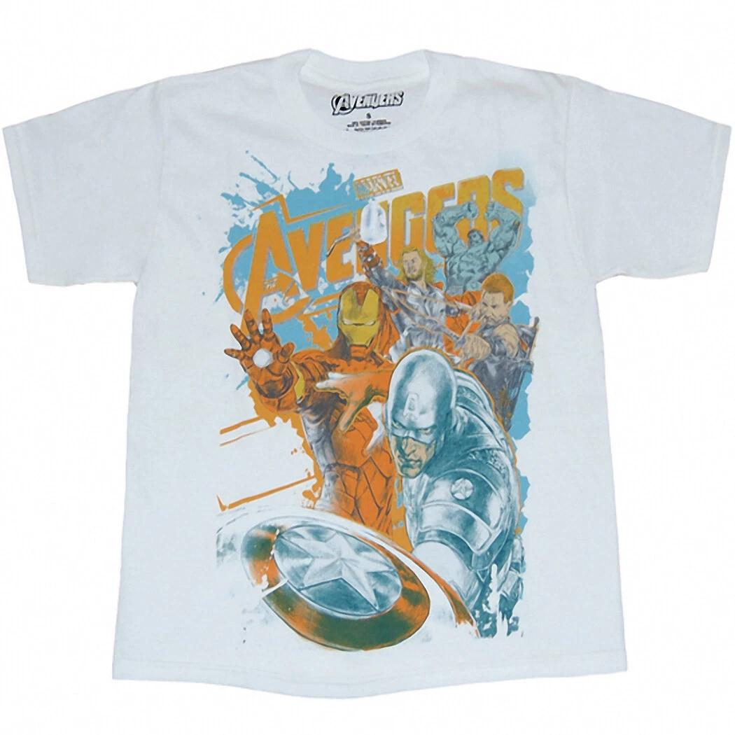 Avengers Concept Jumbo Youth 100% Cotton T-shirt Mens Tees Top L