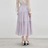 Autumn Water Yiren Pleated A-line Midi Skirt
