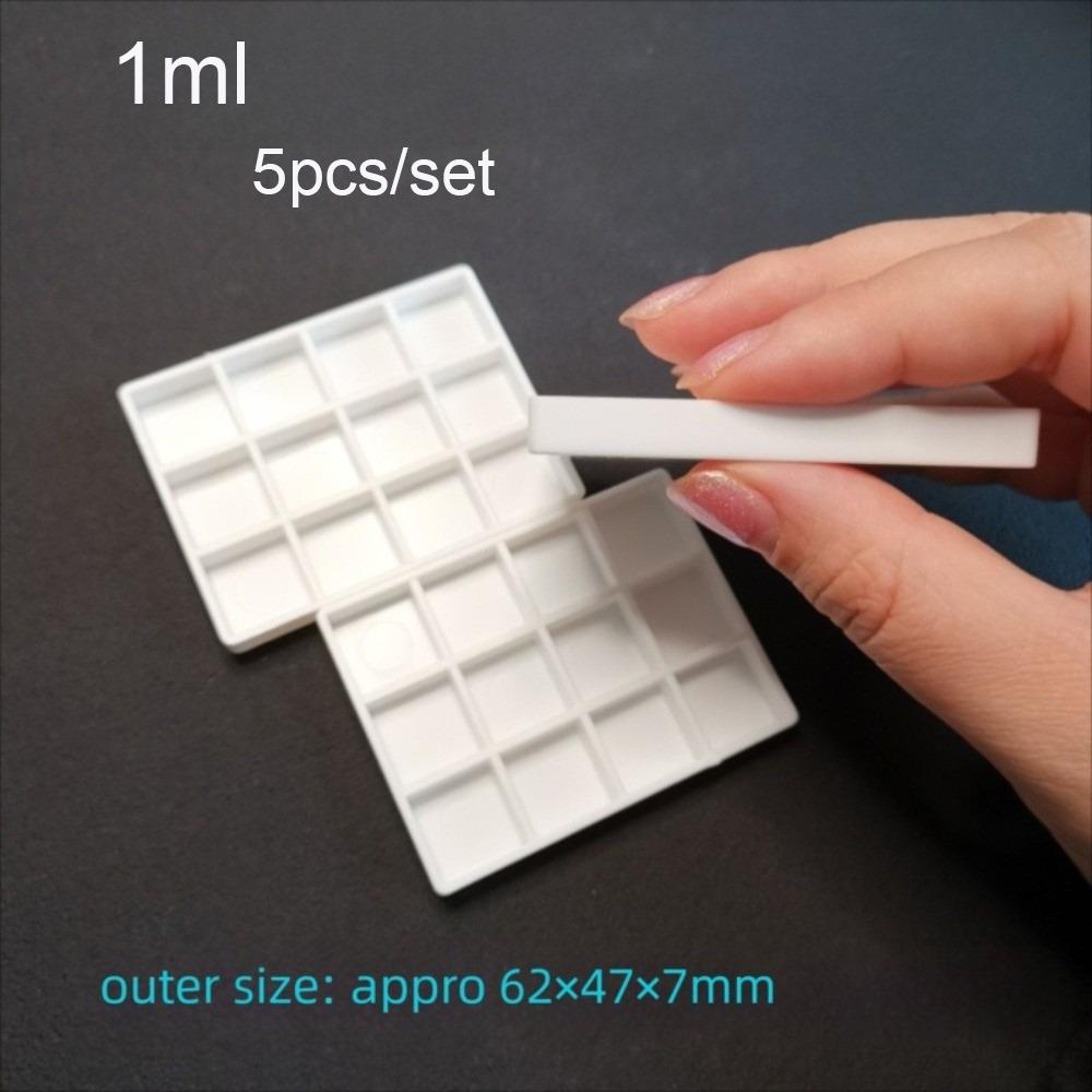 5/20/50pcs Mini Size Pigment Box Plastic Paint Pans Watercolor Pans  DIY Watercolor Oil Painting