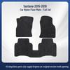 Durable Nylon Car Floor Mats for 2015-2019 Volkswagen Santana - Driver & Passenger Sides