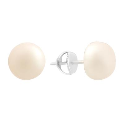 Silver Earrings with Natural Pearls (2207399)