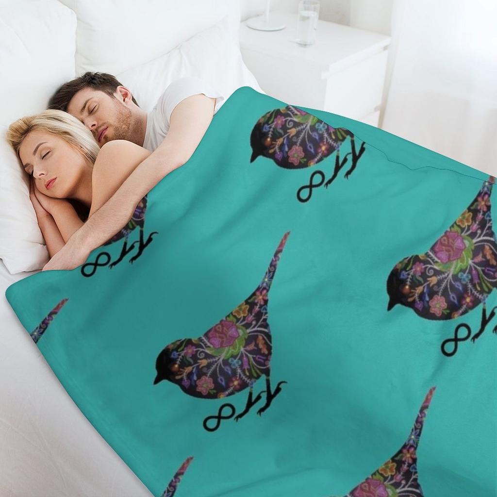 Michif Vogel Überwurfdecke Valentinstagsgeschenkideen Bettdecke Weichste Dekorative Betten Decken