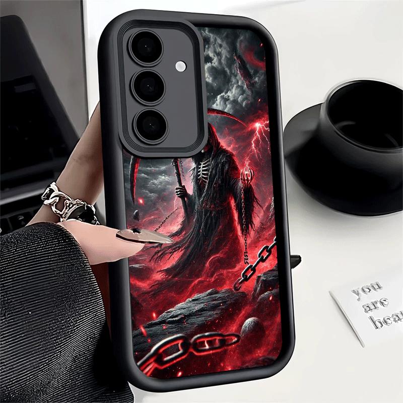 

Death Grim Reaper Skull Scythe Soft Phone Case for Samsung Galaxy A17 A16 A26 A36 A56 A15 A25 A35 A55 A14 A24 A34 A54 A13 A23 A3 Samsung A15