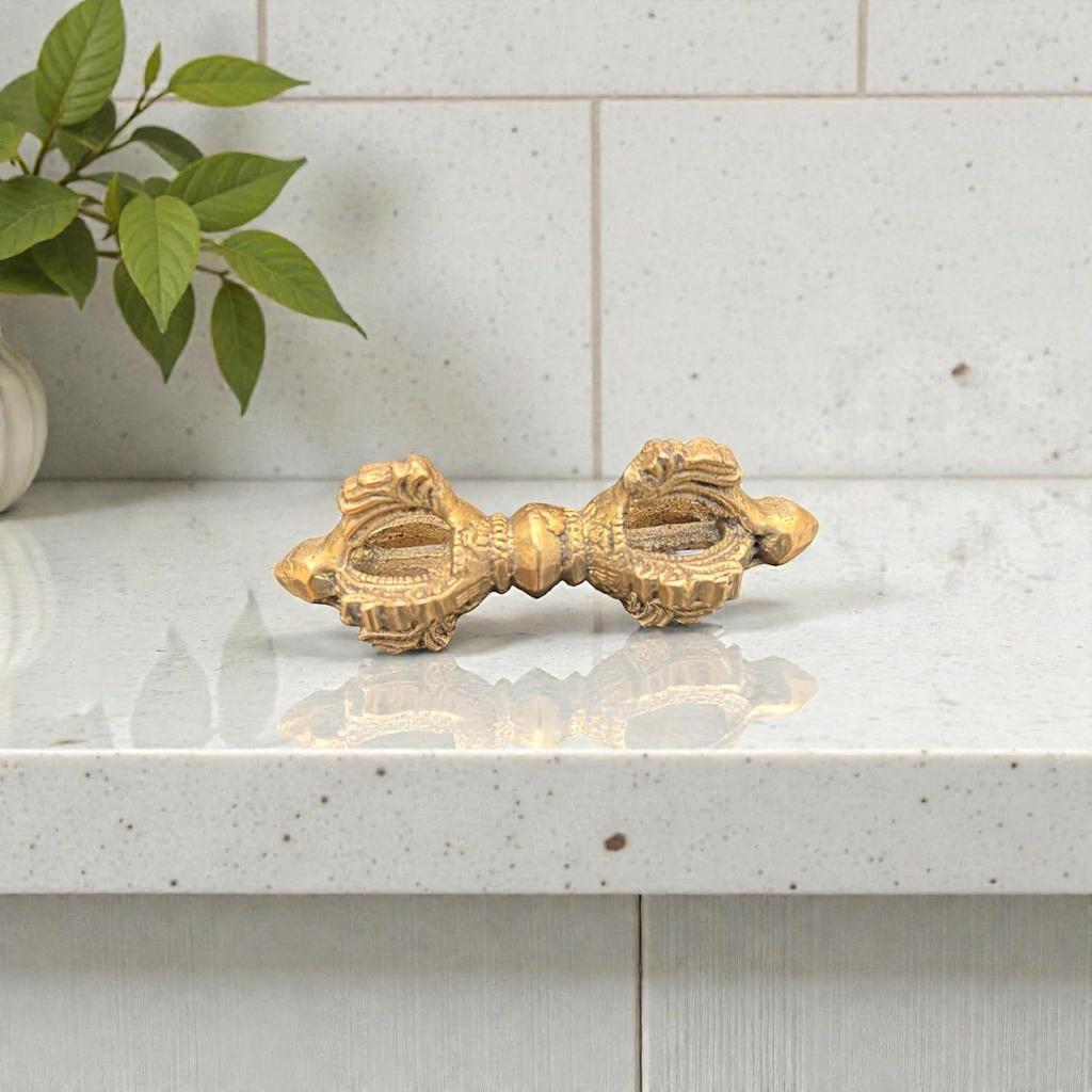 Vastu Vardan Brass Vajra Shastra | Vastu Pooja Item | 3.3 Inch Approx