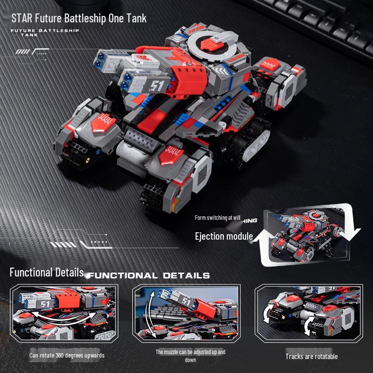 Tanque Cangrejo Interestelar Caza Bloque de Construcción Juguete JD021-25