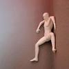 creative Figurine Wall Decor 3D Modern Adhesive Climbing Man Statue Sculpture Home Office Wall Art Ornament Climbing Enthusiasts