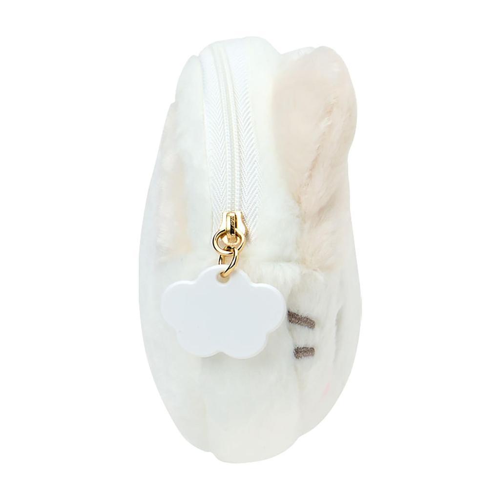 Sanrio Face-Shaped Pouch Marshmallow-Like Fluffy Cat White Cloud Nap 661520