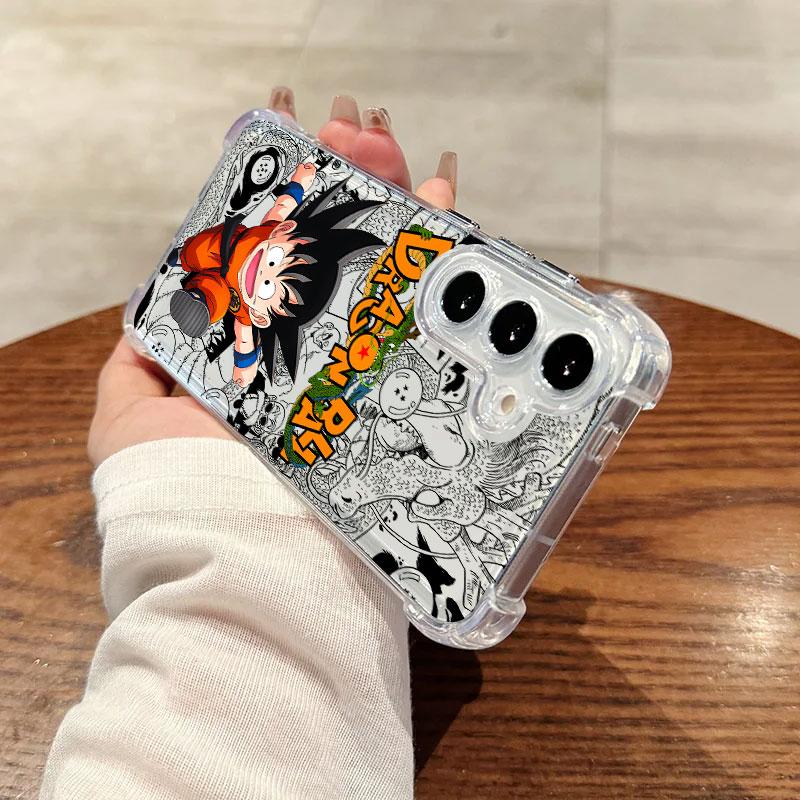 Anime Dragons Balls Goku Krillin Cute Phone Case For Samsung Galaxy S25 FE S26 S24 S23 S22 S21 S20 Ultra S26 Plus S25FE 5G Cover