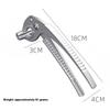 1 Stück tragbarer Aluminiumlegierungs-Pfannen-Schüsselgreifer Topf-Pfannen-Greifer Kochgeschirr-Griffhalter-Clip für Outdoor-Camping-Picknick-Grill