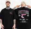 2025 Summer Singer TINI STOESSEL Futtura Album Tour Tshirt Mens Fashion Aesthetic Retro Pure Cotton Casual Oversized Tshirt