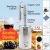 12/20/35L Stainless Efficient DIY Alcohol Ethanol Distiller Home Brew Still Moonshine Wine Making Tools Boiler
