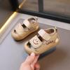 Summer closed-toe toddler sandals0-2Smiling little child's shoes, baby shoes, anti-kick shoes for boys and girls, infant shoes