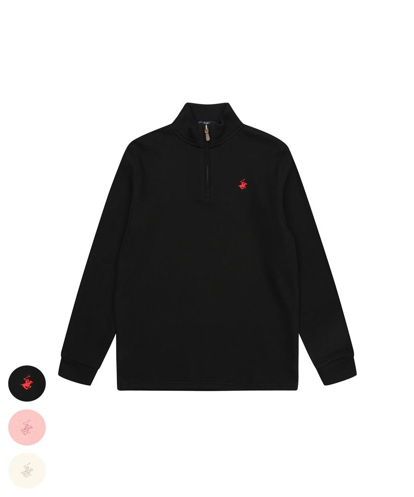 BHPOLOCLUB Women'S Signature Fleece-Lined Half-Zip 3 Colors Ts484