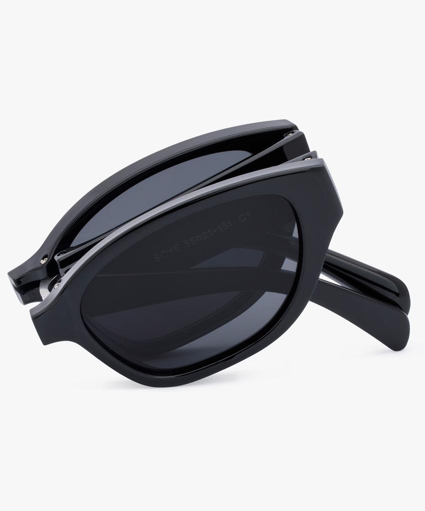 Likkeullou Rc Soye Folder Sunglasses Black