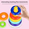 Baby Stacking Rainbow Tower Toy For Infants 6-12 Months Enhances Motor Skills