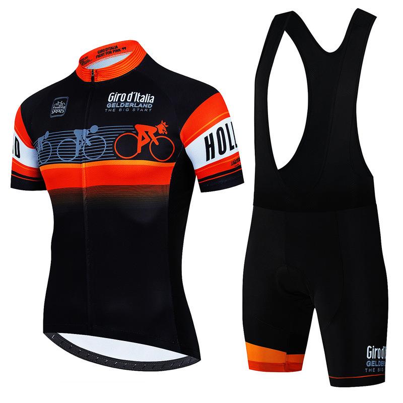 Cycling Suit Short-sleeved Suit Sweat-wicking Breathable Cycling Suit