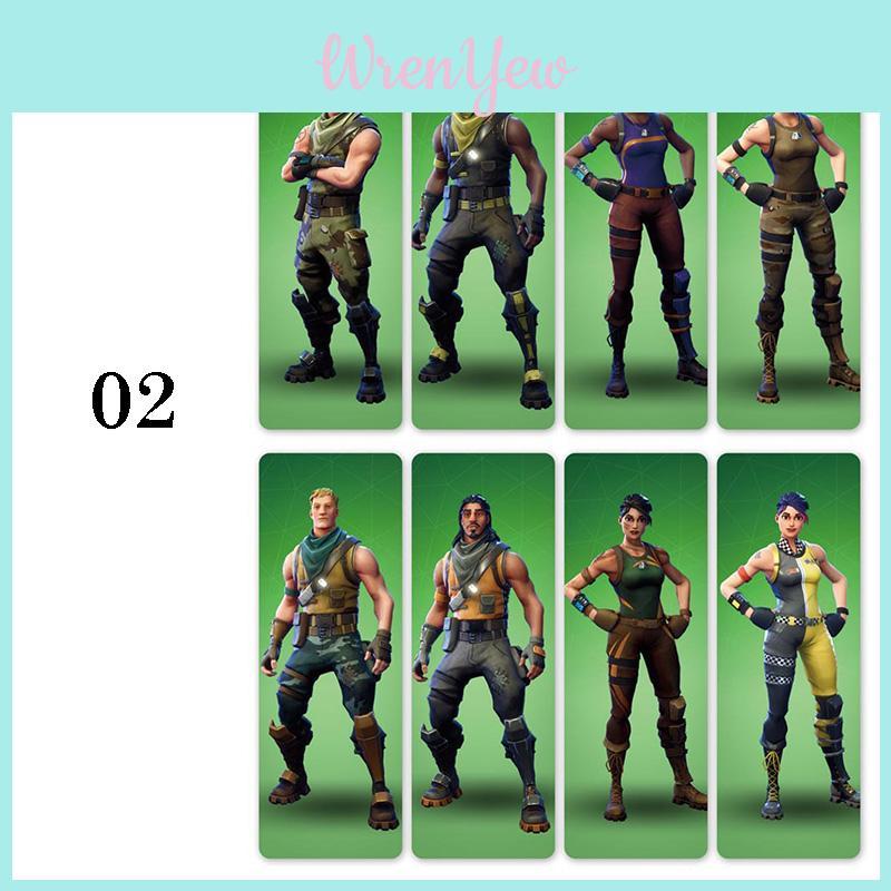 8pcs Fortnite Bookmarks Kids Gift Present Perfect Party Bags Battle Royale