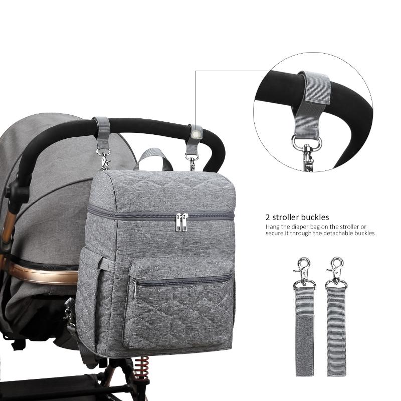 Large Capacity Multifunctional Outdoor Travel Backpack,Stylish Waterproof Diaper Bag Backpack Mother Newborn Portable Bag