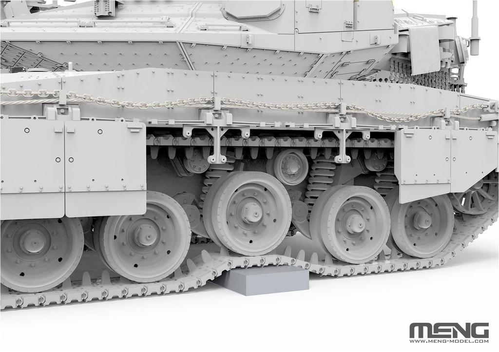 GSI Creos Monmodel 1/35 Israeli Main Battle Tank Merkava Mk.4M Birdcage Armor Plastic Model MTS056
