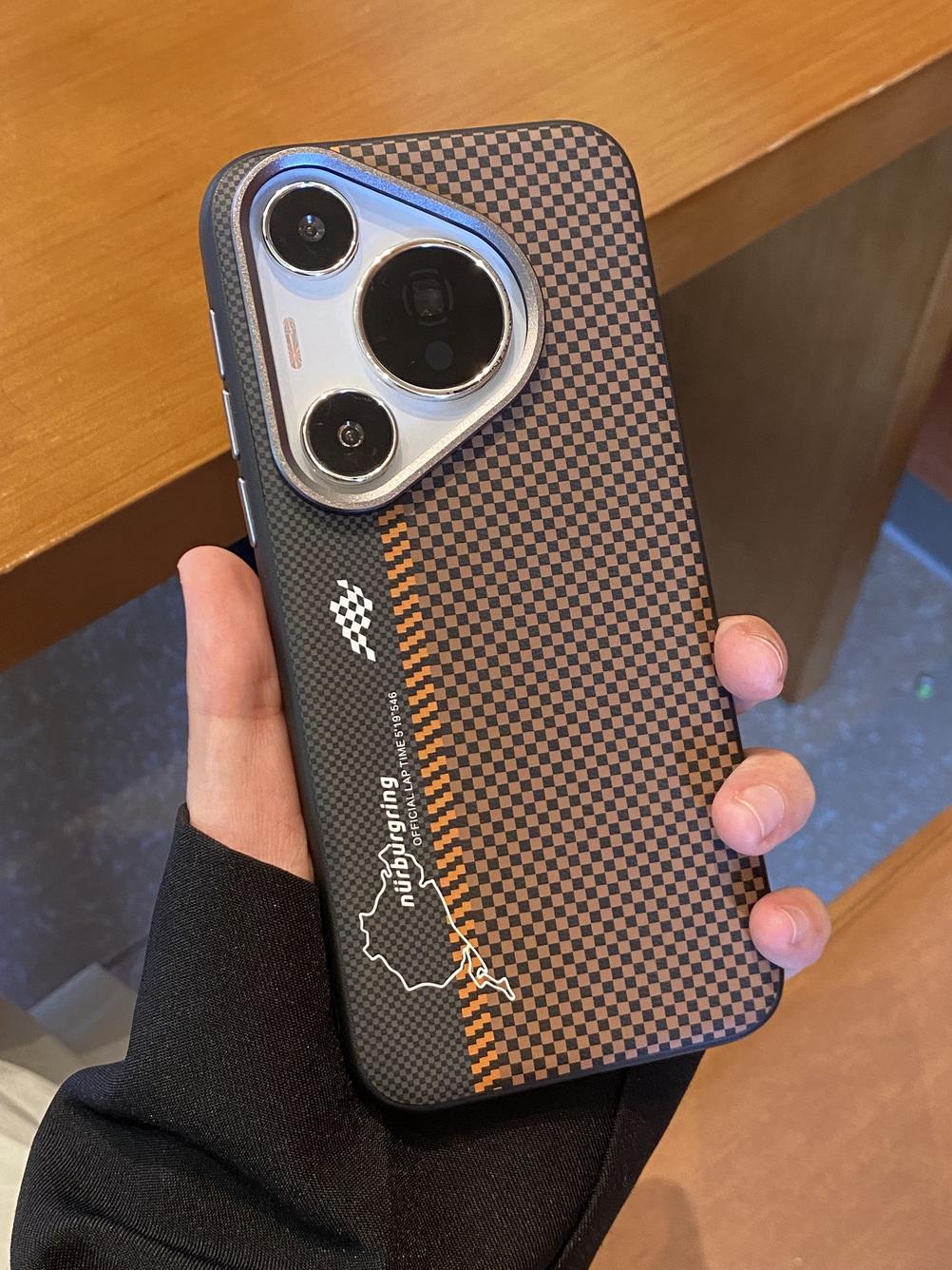 

New North Circuit Car Heightened Lens Circle Case For Huawei Pura80 Ultra Pura 80 Pro + 70 Mate 70 Pro 60 RS Lens Protect Cover For Pura 80 Ultra