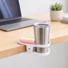 Versatile Non-Slip Design Cup Holder Plastic White 2 Pc