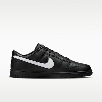Nike Dunk Low Black White Swoosh