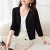 Srcr Women's Silk Blend Short Knit Cardigan