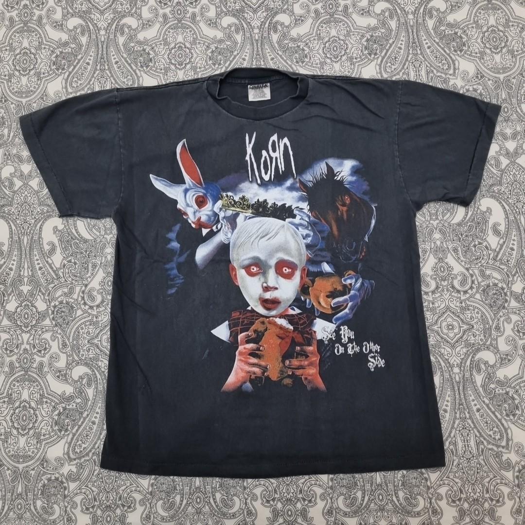 

Vintage KORN Band T-Shirt Mens Womens Tees Top See You Other Side Tour USA New Metal Merch Y2k XL