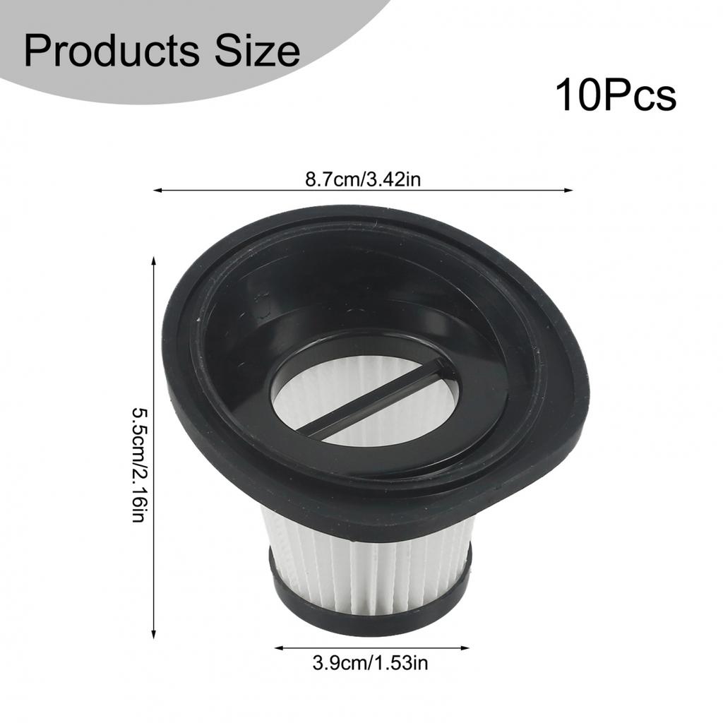 Hygienic Replacement Filters for VacLife Cordless Vacuum Units 188 189