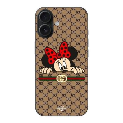 Case - Gucci - Iphone 16 - Minnie - Soft - Synthetic