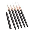 5 Stk./Set Professioneller Nail Art Liner Pinsel für Linienmalerei Design, Gel Liner Nail Art Pinsel für Nägel 7/9/11/15/20 mm