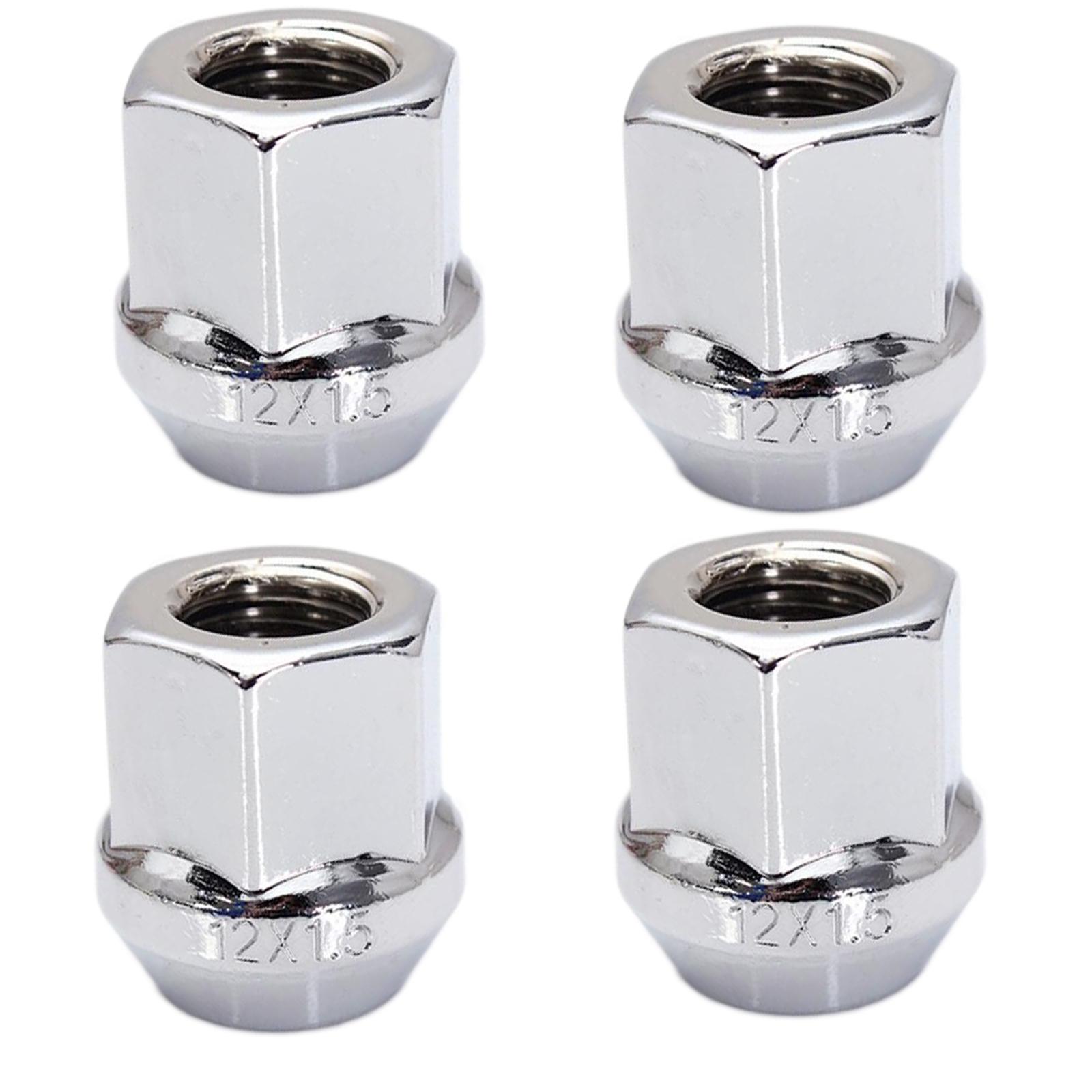 

4x болта для крепления колес автомобиля, гайки M12x1,5 19 мм, детали для шин Ford C-Max Cougar Ecosport Focus Mondeo Fiesta Transit Connect KA Kuga серебряный