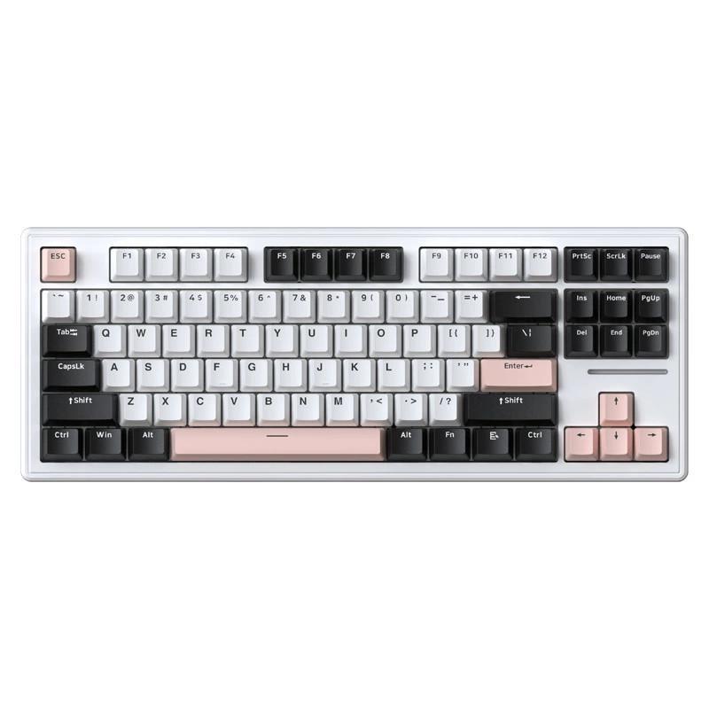 Xinmeng M87 Wireless RGB Mechanical Gaming Keyboard with Bluetooth, Customizable Hot-Swappable Gasket, Wired/Wireless Modes