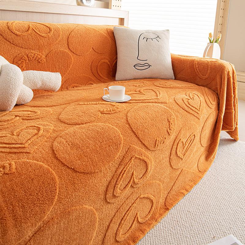 

Простое высококачественное плюшевое полотенце для дивана, всеобъемлющее универсальное покрывало для дивана, чехол от пыли, одеяло для ворса 180*130cm