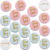 10Pcs Team Boy Girl Button Pins Gender Reveal Tinplate Badges Gift for Guests Gender Reveal Party Supplies Baby Shower Decor