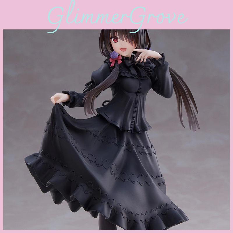 Detailed Kurumi Tokisaki Pvc Figurine In Elegant Dress Stand Pose Ideal For Display
