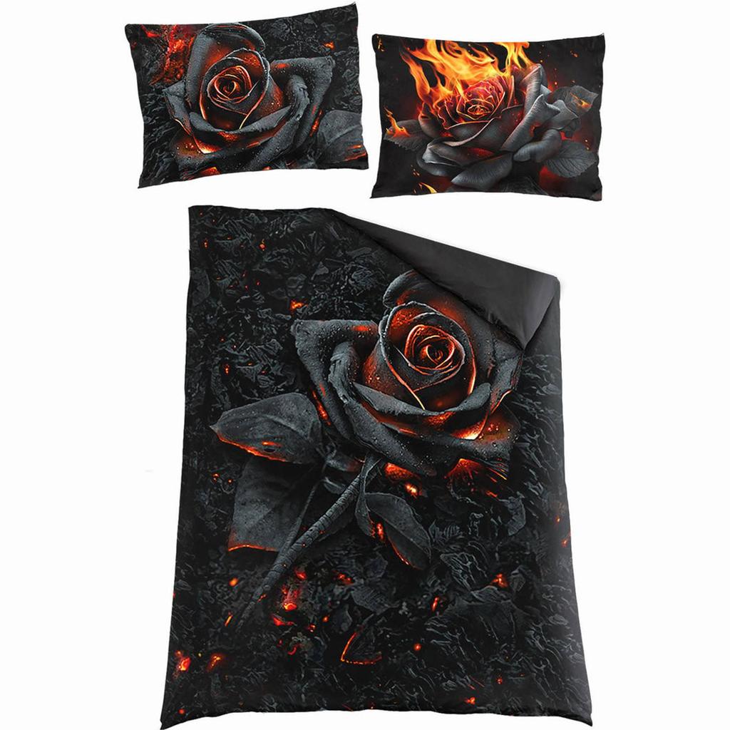 Spiral Direct Burnt Rose Duvet Cover Set