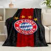 1PC Football Club Neon Cityscape Flannel Blanket Gift, Suitable for Both Men And Women, Soft Ideal for Beds And Sofa, Birthday Or Christmas Gift