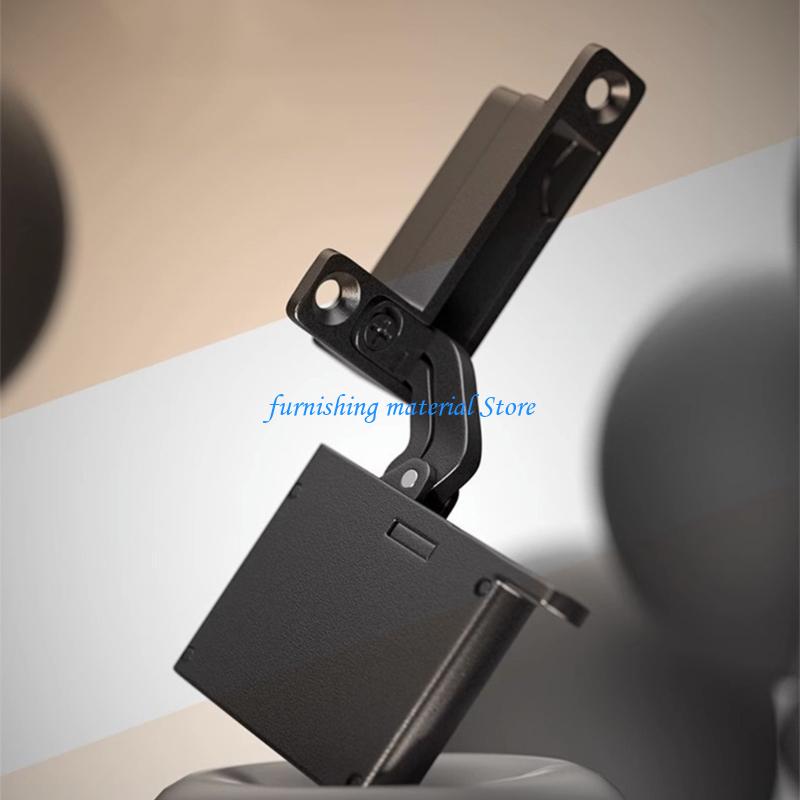 Y5GD 2Pcs Hydraulic Damping Buffering Hinge Cabinet Door Buffer Door Hinge Up and Down Shafts Concealed Hinge Easy To Use