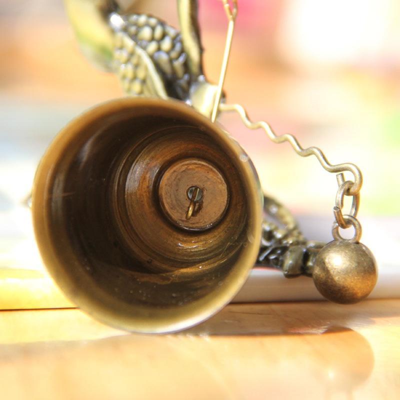 Vintage metalowy dzwonek drzwi sklepikarz powodzenia kołatka Windchime magnetyczny ozdoba do powieszenia na ścianie do pokoju ogród sklep przednie wejście prezent