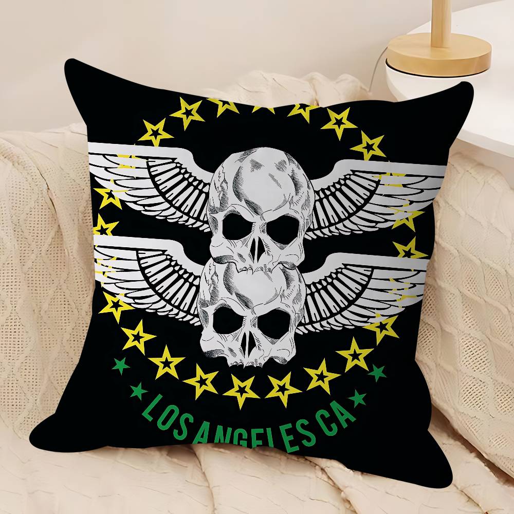 

God With Us Skull Personalized Pillow Cover Kids Bedroom Wild Party Decor Pillowcase Kid Birthday Shower Gift 12x12Inch