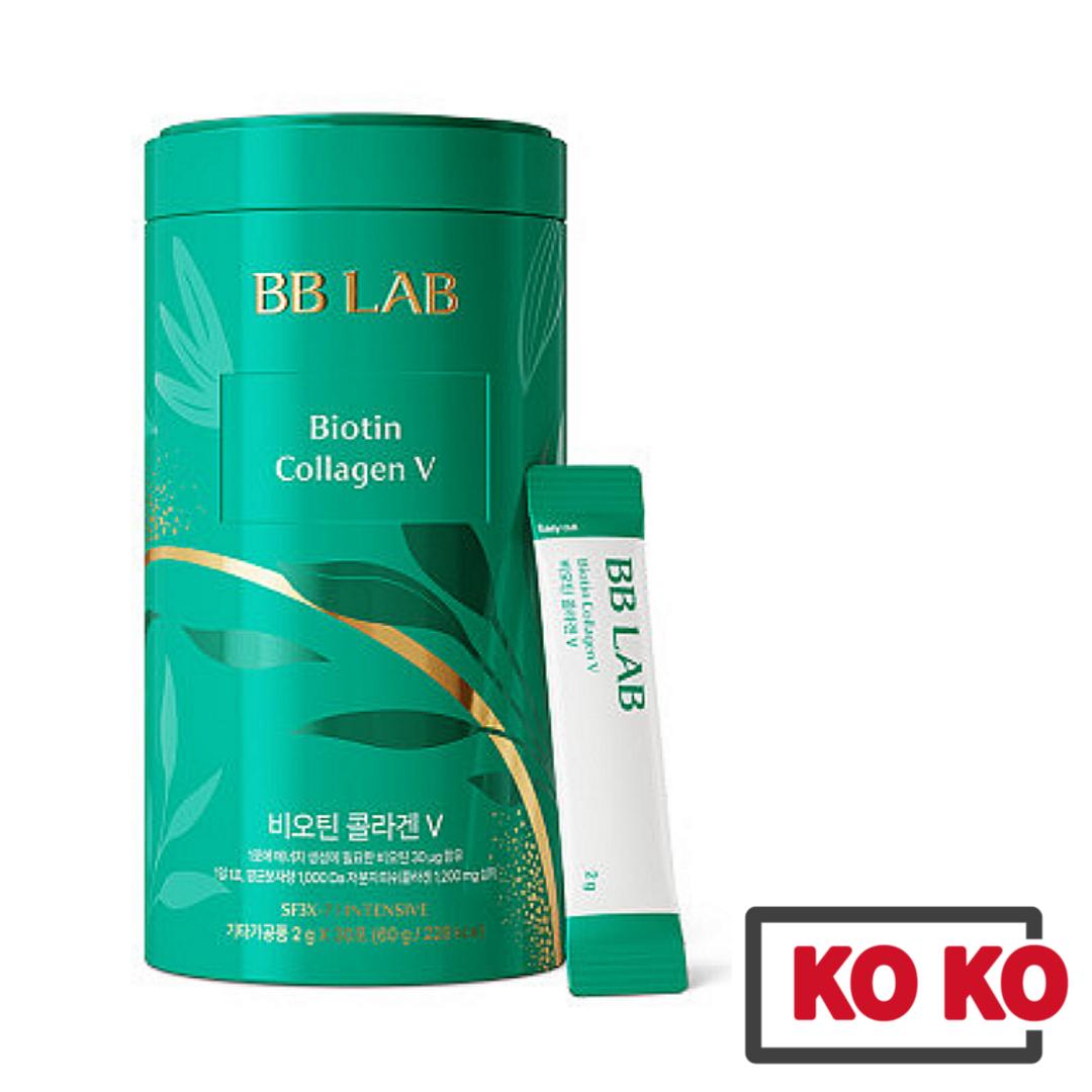 

[BB Lab] INTENSIVE Biotin Low Molecular Collagen V x 30 Stick 1can (30stick)