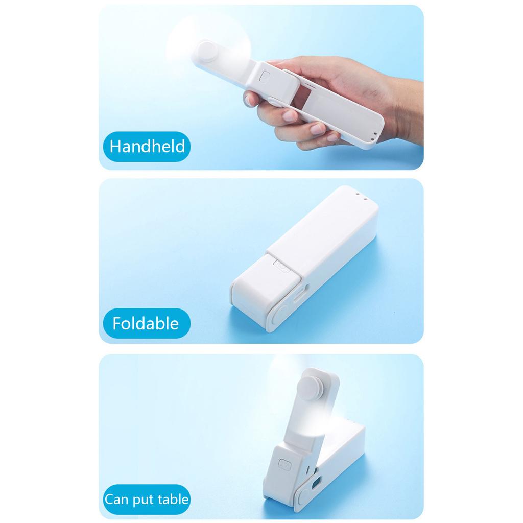 Outdoor Folding Small Fan Usb Charging Portable Handheld Small Fan
