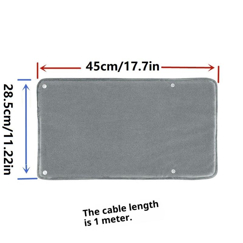 

Velvet Fabric USB Thermostatic Hand Warmer Winter Office Home Use Shawl Warm Hands And Leg Short Velvet Fabric Heating Blanket