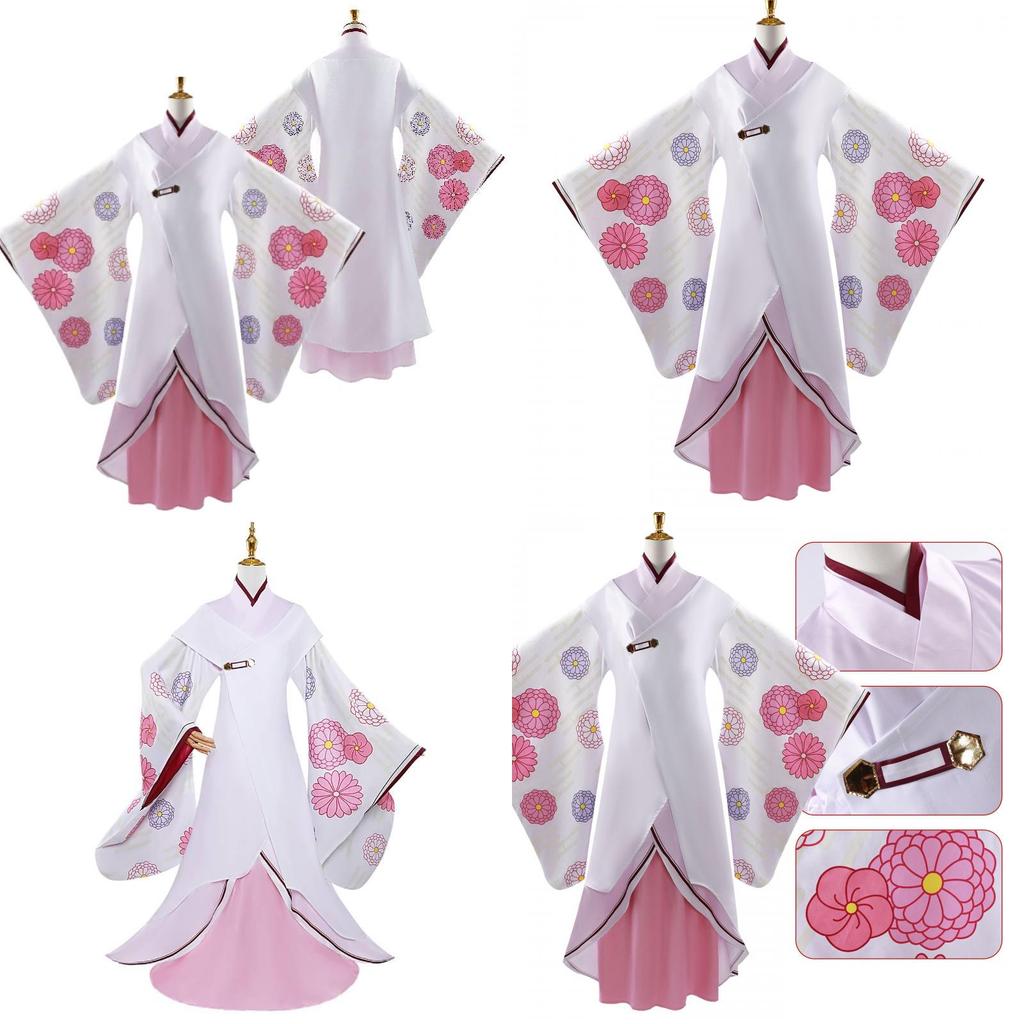 Charming Game Character Roleplay Costume For Children Inspired By Shakihime And Akua With Cute Accessories