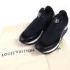 Pristine LOUIS VUITTON sneakers Runaway line LV logo monogram fabric 37 Used