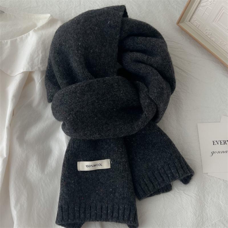 Unique Color 100 Pure Wool Scarf Cute Men and Women Couple Winter Warm Scarf