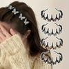 Wellenförmiges Stirnband Strass-Schmetterlings-Stirnband Gewelltes Stirnband Ganztägig Tragbar Haarschmuck Hält abstehende Haare für Damen Erwachsene Teenager