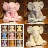 Elephant Plush Toy Stuffed Animal With Soft Pp Cotton Filling For Kids Nursery Decor