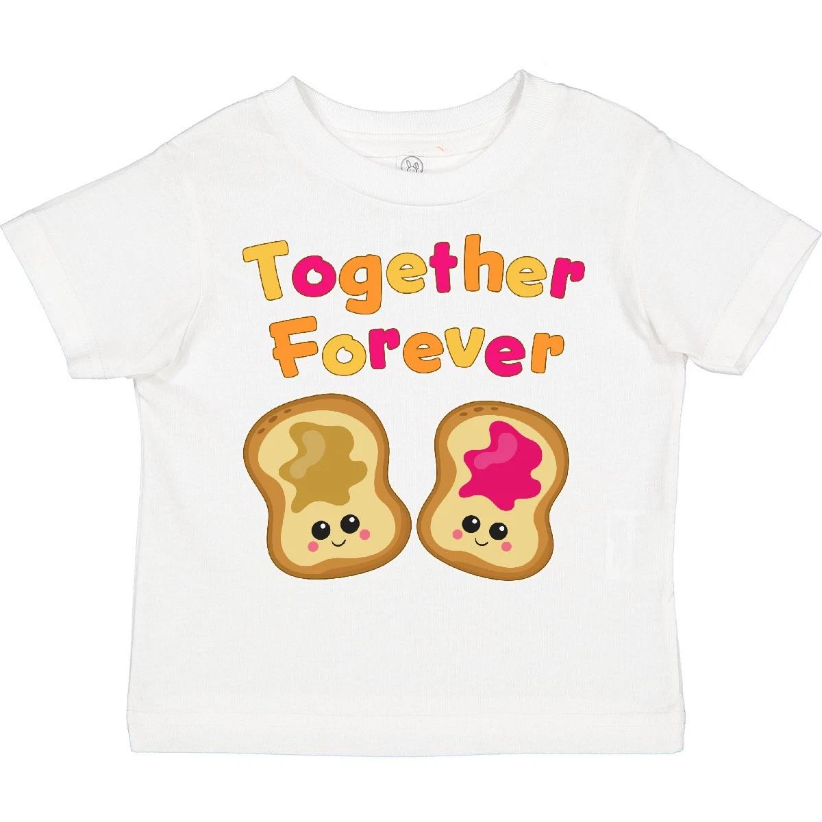 Inktastic Together Forever- Peanut Butter And Jelly Toddler T-Shirt Food Humor 150